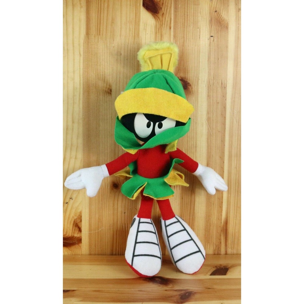 Vintage 1997 Applause Marvin the Martian 14" Plush Stuffed Toy Looney Tunes Toy